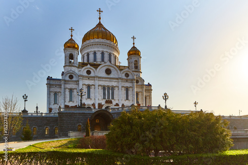 Christ the redeemer cathedral in the center of Moscow