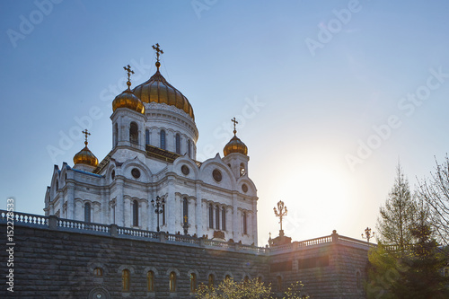 Christ the redeemer cathedral in the center of Moscow