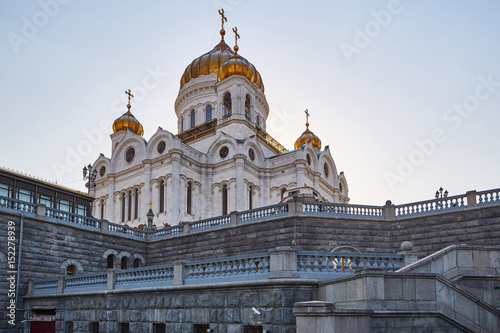 Christ the redeemer cathedral in the center of Moscow