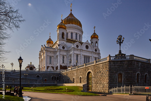 Christ the redeemer cathedral in the center of Moscow