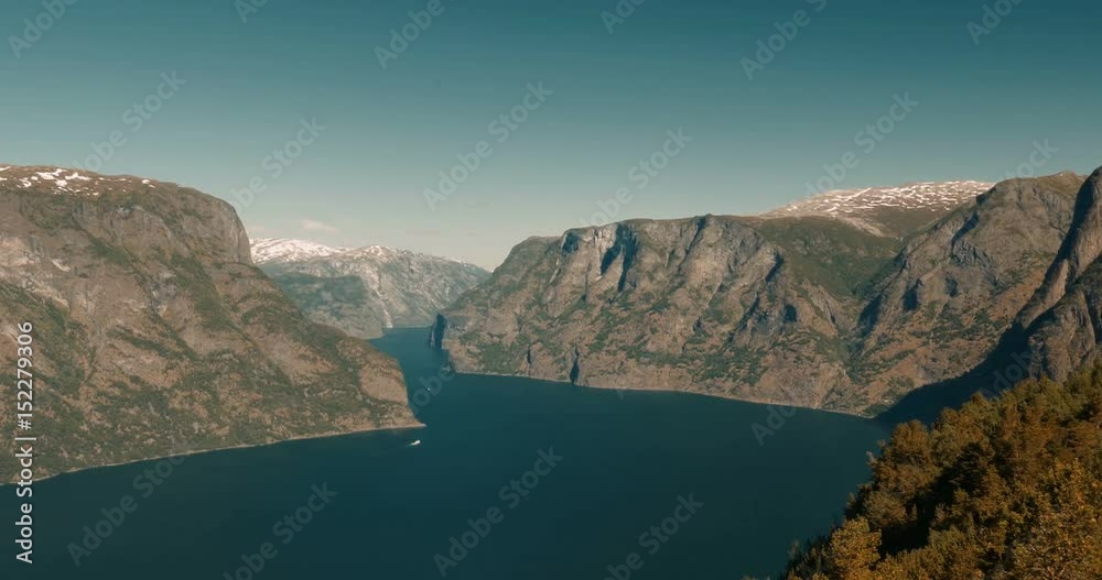 Epic View On A Fjord In Norway - Cinematic Style Epic View On A Fjord In Norway - Cinematic Style