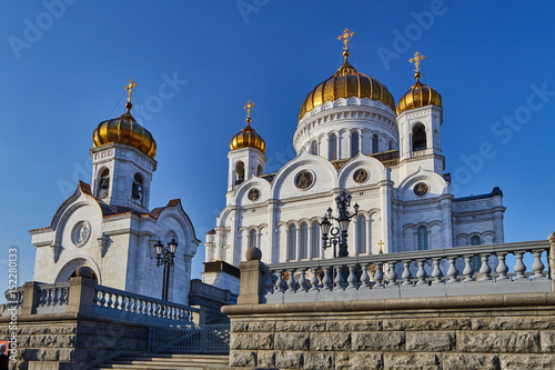 Christ the redeemer cathedral in the center of Moscow