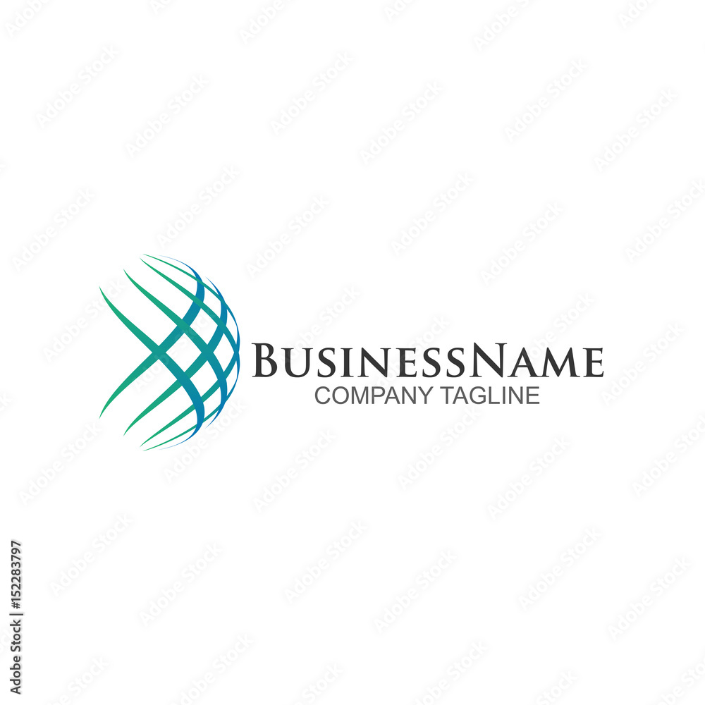Global Solution logo template Global Solution logo template