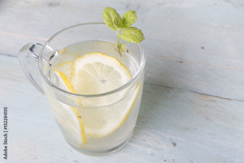 Water for summer with vegetable