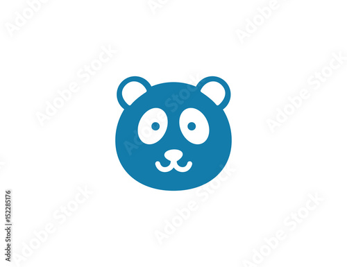 Fototapeta Naklejka Na Ścianę i Meble -  Flat vector fun panda bear animal 