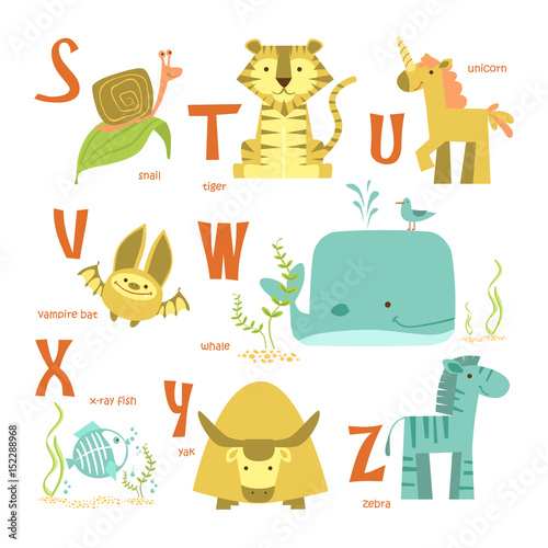 Alphabet and animals