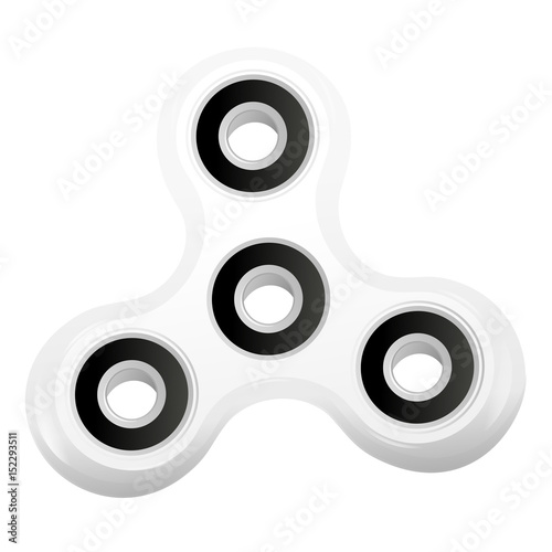 Hand spinner flat vector illustration