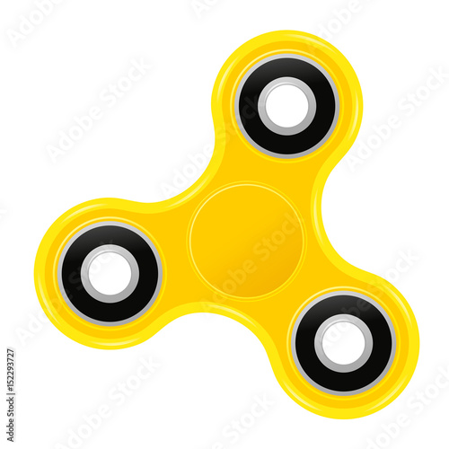 Hand spinner flat vector illustration
