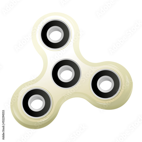 Hand spinner flat vector illustration