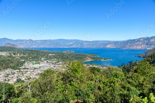 San Lucas Toliman - village at lake Atitlan, Department of Solola in Guatemala