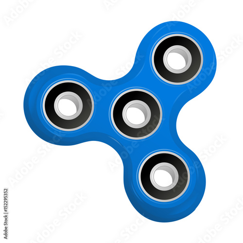 Hand spinner flat vector illustration