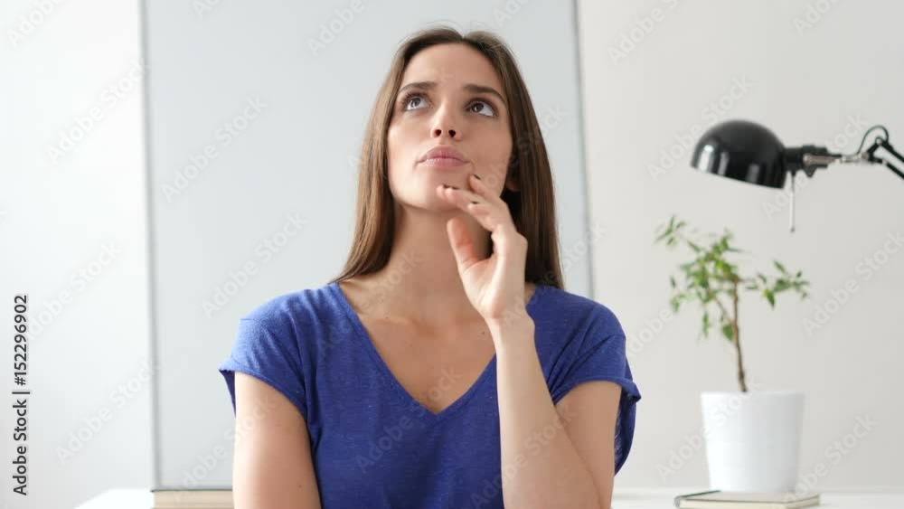 Beautiful Woman Thinking, Day Dreaming Beautiful Woman Thinking, Day Dreaming