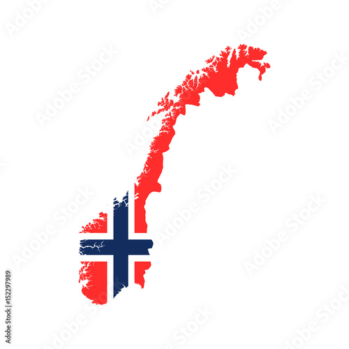 Fotografi Norway map