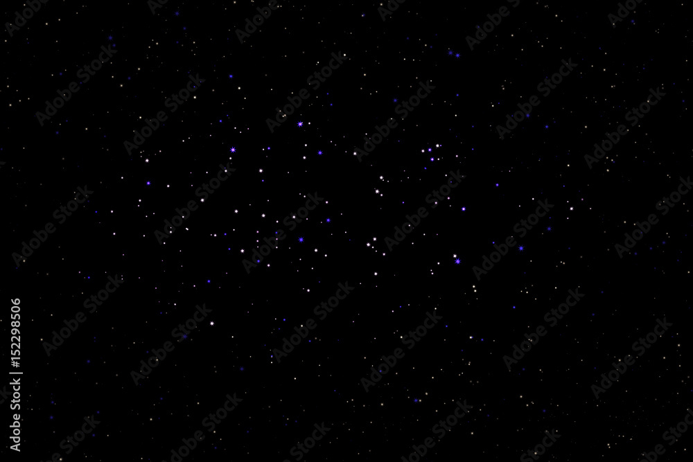 Sky Space Lot of Star Background