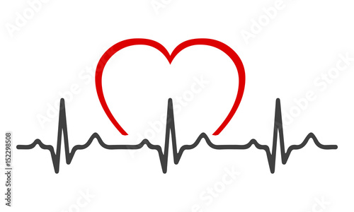 Heart pulse - vector