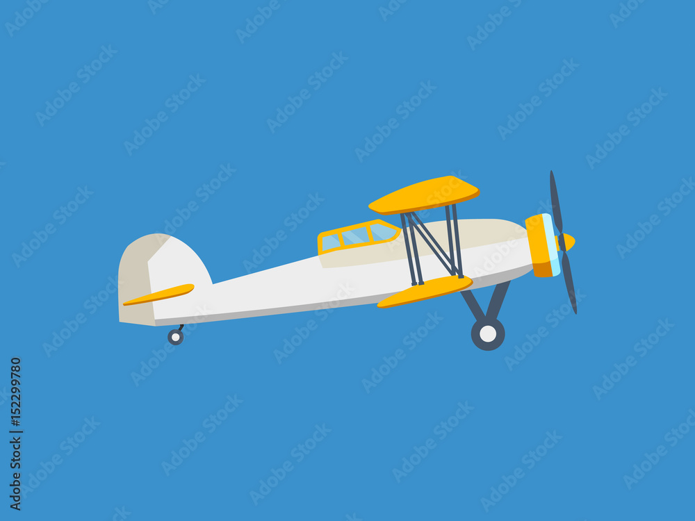 Fototapeta premium Modern cargo plane, on a light background.