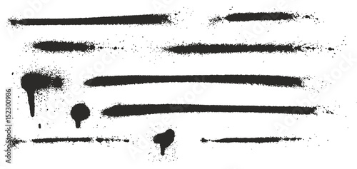 Super Skinny Spray Paint Drips, Dots, Lines and Splatter Set 04