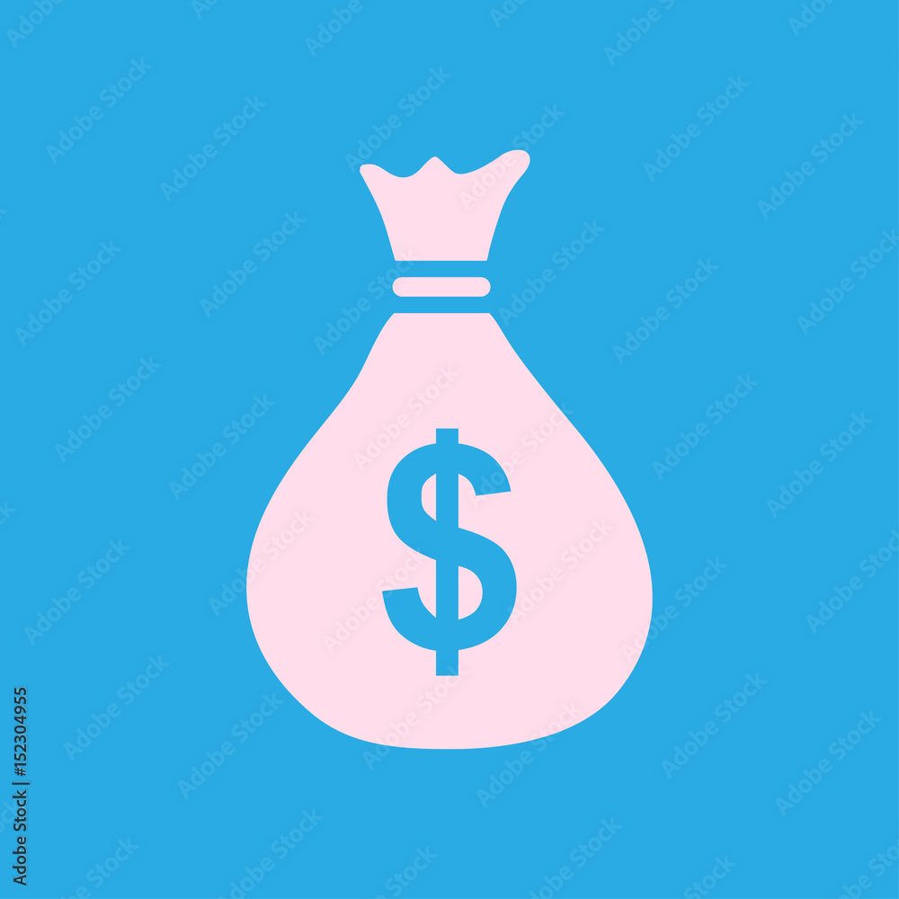 Dollar USD currency symbol. Flat design style. Dollar USD currency symbol. Flat design style.