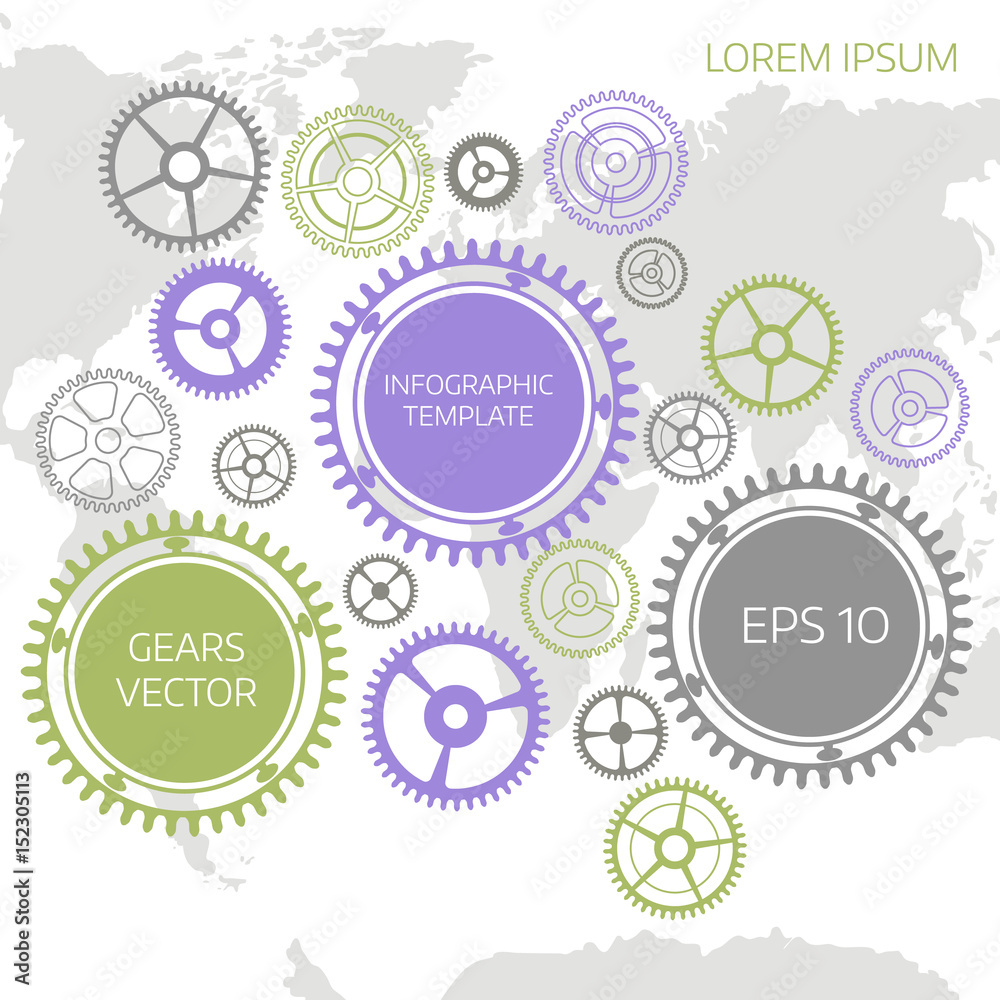 Infographic vector template Infographic vector template