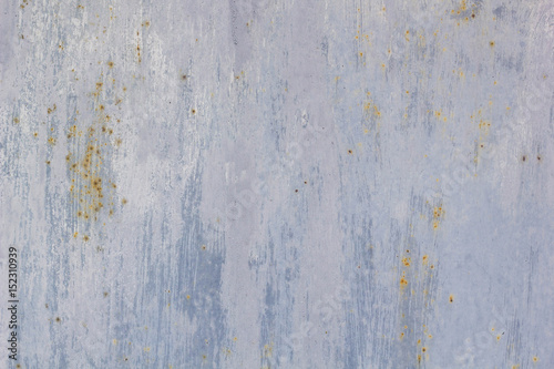 Wallpaper Mural Rusted painted metal wall corrosion with streaks of rust Torontodigital.ca