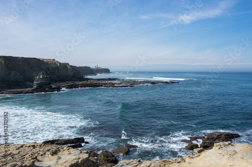 The coast of Atlantic ocean