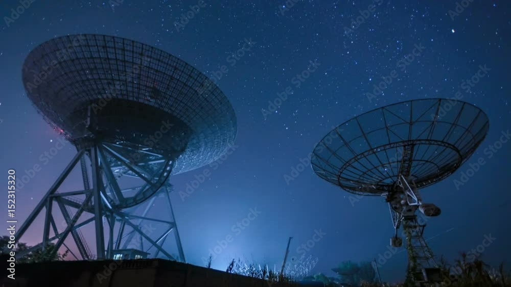 A telescope under the night sky.
Video, delay shooting. A telescope under the night sky.
Video, delay shooting.