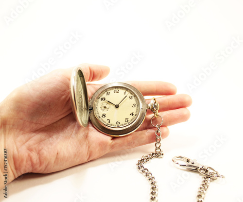 Clock in hand