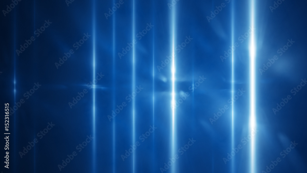 Vertical blue light stripes abstract background