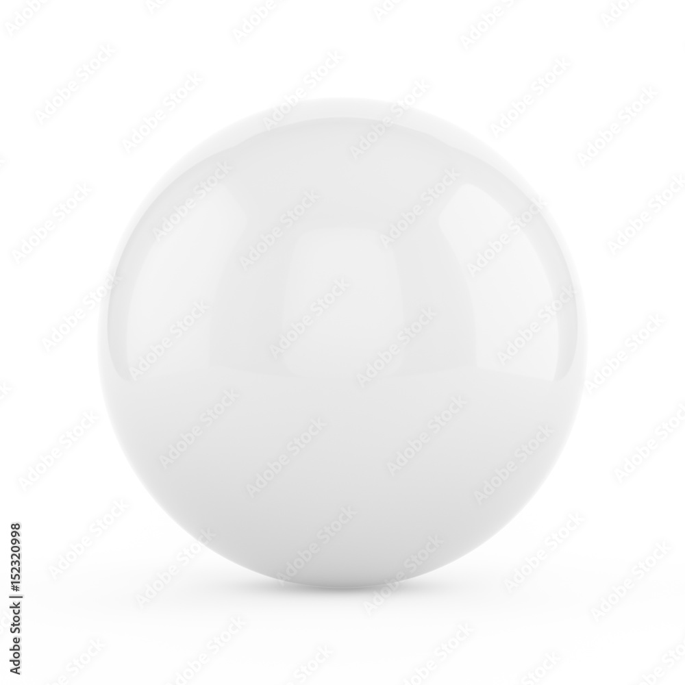 3d rendering white sphere on white background 3d rendering white sphere on white background