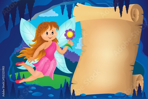 Parchment in fairy tale cave image 3