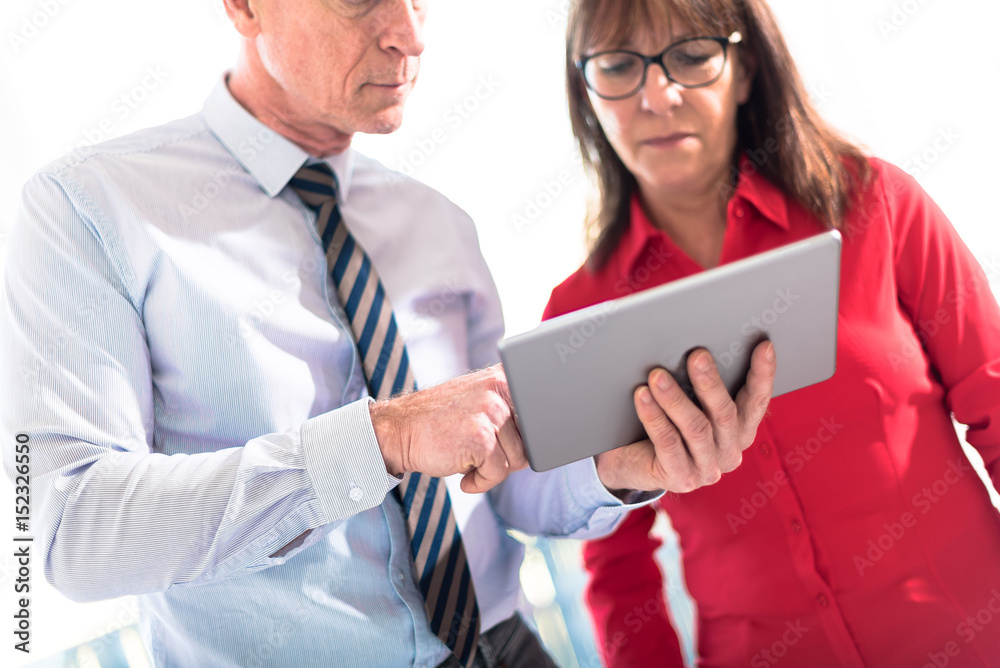 Business people using tablet Business people using tablet