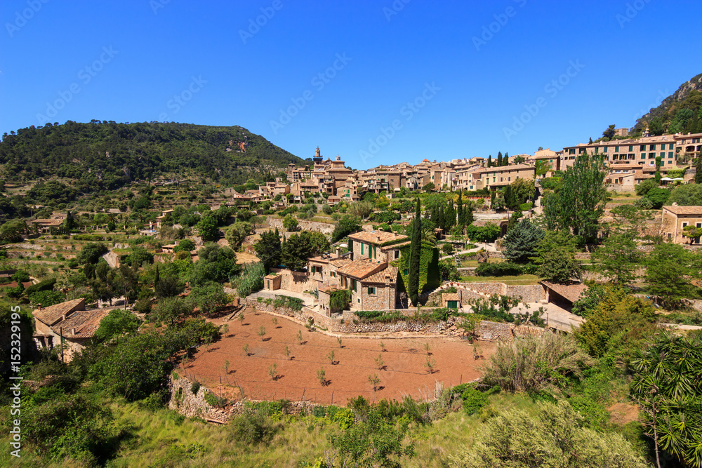 Valldemossa village at Serra de Tramuntana UNESCO world heritage