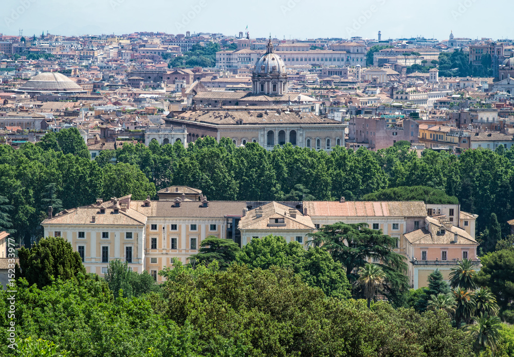 Wonderful View over the Eternal City of Rome