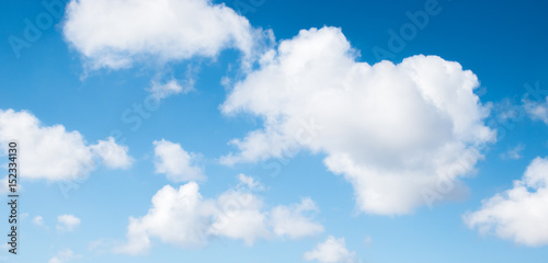 Blue sky clouds background.