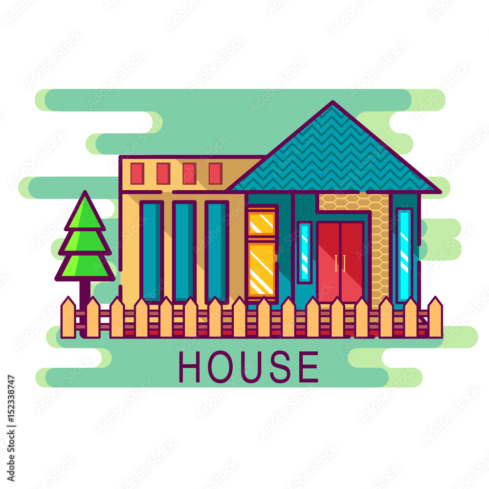 Fototapeta premium House icon design