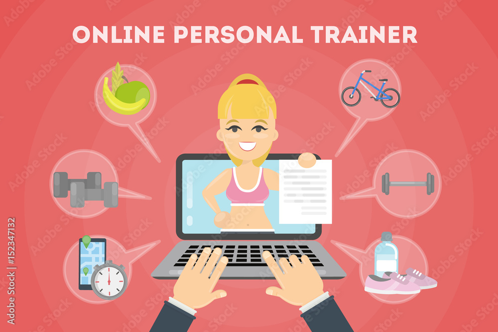 Personal trainer online. Personal trainer online.