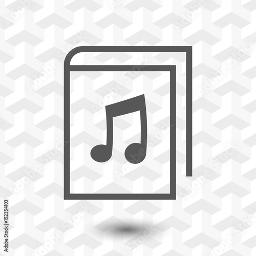 audiobook icon stock vector illustration flat design
