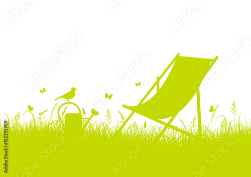Summer Meadow Canvas Chair Banner