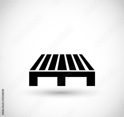 Pallet icon vector