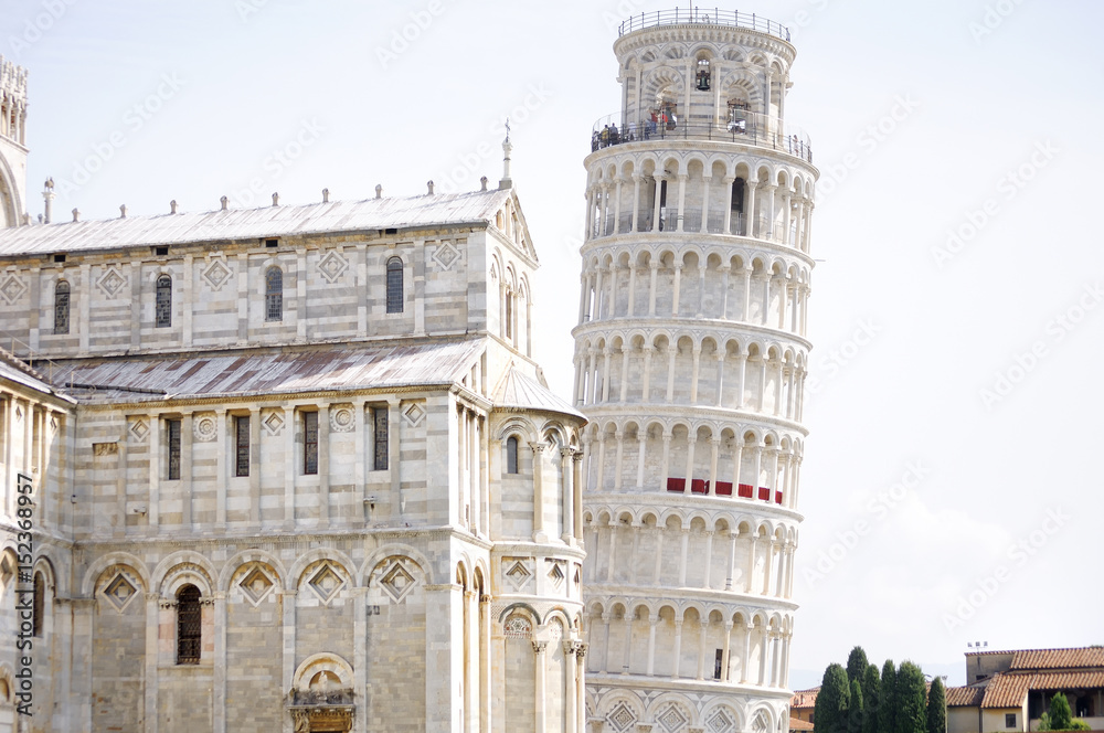 Leaning tower of Pisa and Cathedral, Tuscany, Italy