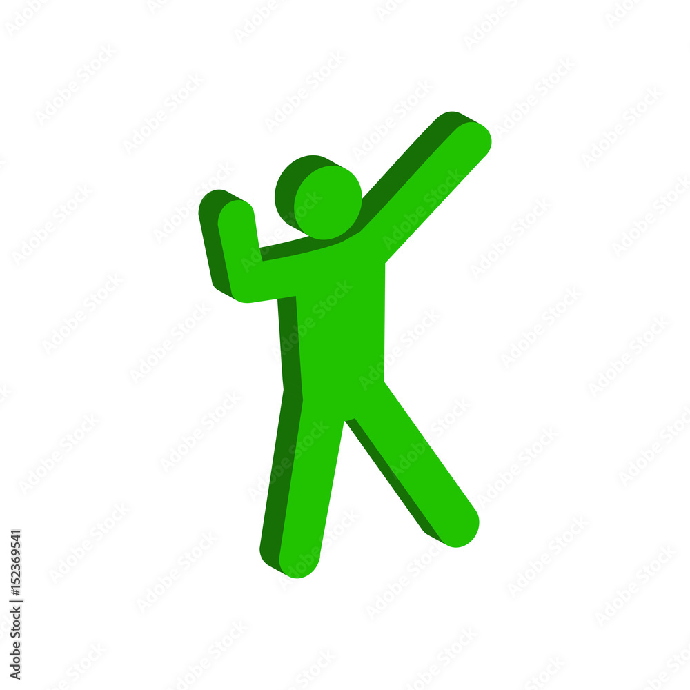Dance symbol. Flat Isometric Icon or Logo. 3D Style Pictogram for Web Design, UI, Mobile App, Infographic. Dance symbol. Flat Isometric Icon or Logo. 3D Style Pictogram for Web Design, UI, Mobile App, Infographic.