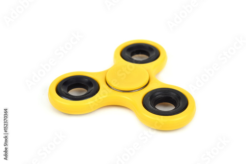 yellow fidget spinner photo