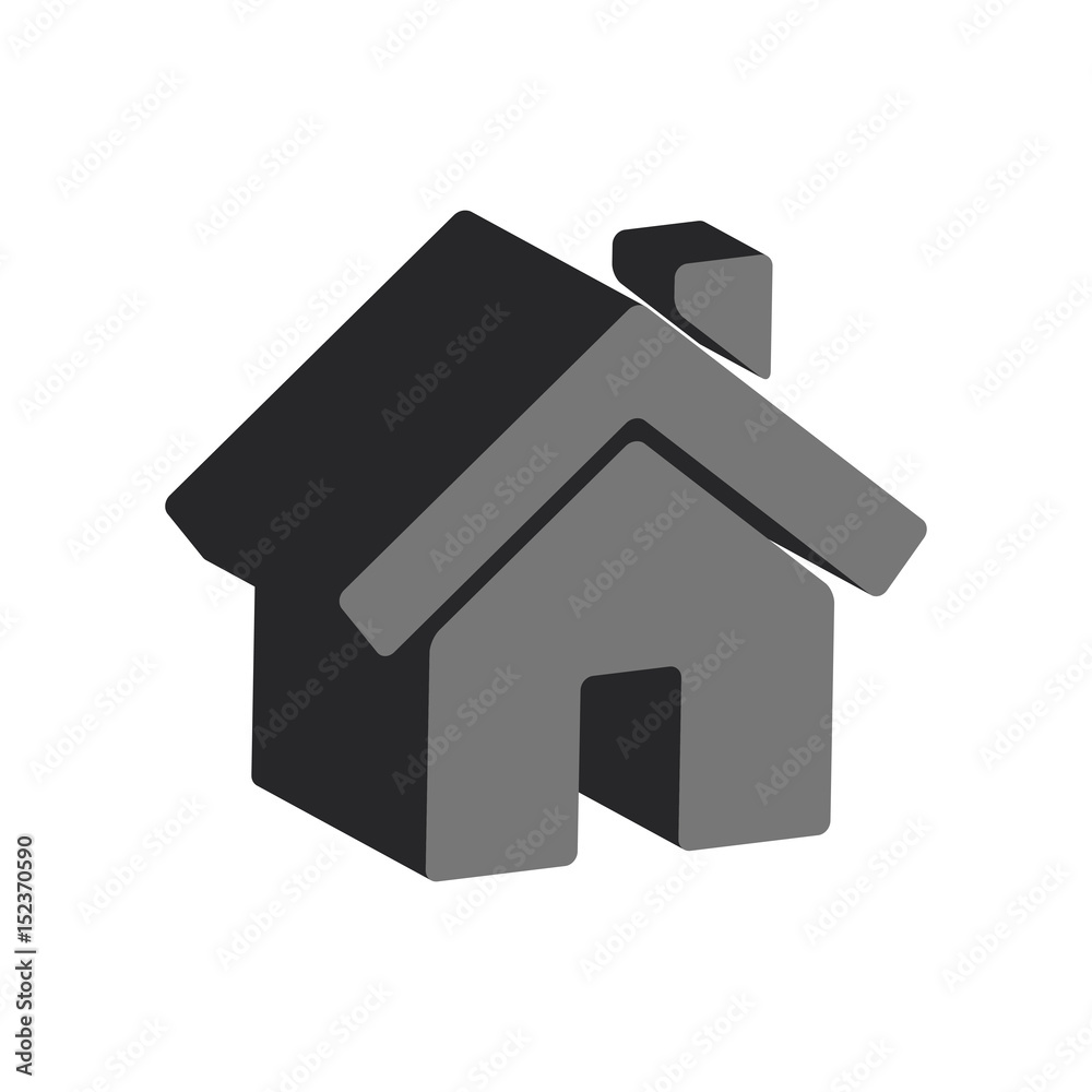 Home symbol. Flat Isometric Icon or Logo. 3D Style Pictogram for Web Design, UI, Mobile App, Infographic. Home symbol. Flat Isometric Icon or Logo. 3D Style Pictogram for Web Design, UI, Mobile App, Infographic.