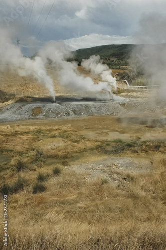 The sulfur smoke of geothermal energy