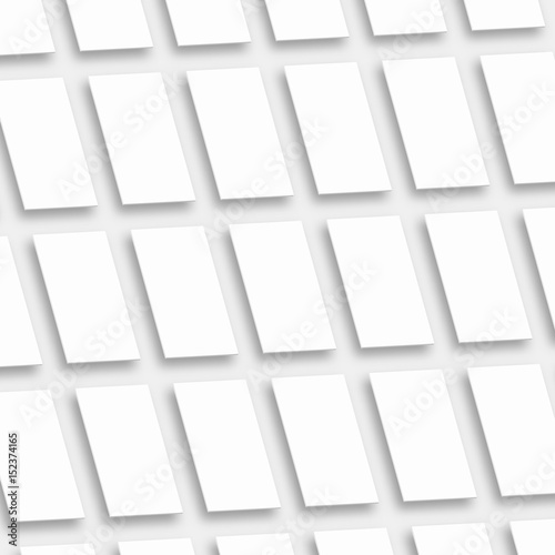 White empty rectangles, Vertical orientation, app mockup, vector illustration