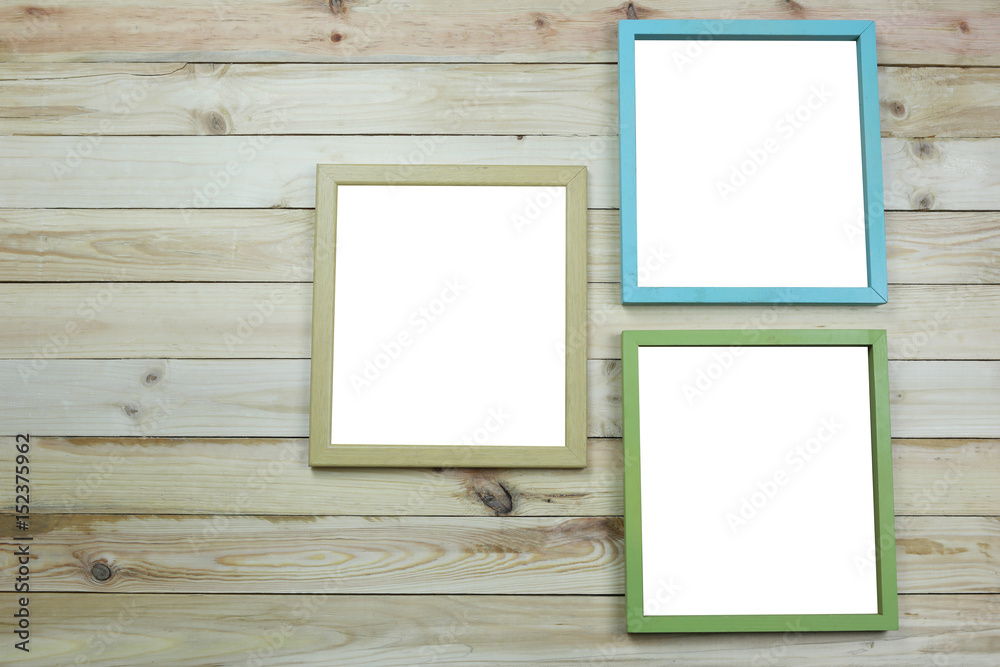 picture frame of modern on wooden background. picture frame of modern on wooden background.