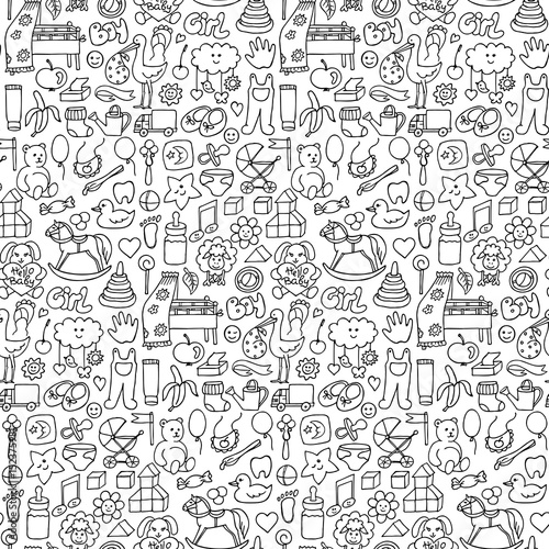 Baby Seamless Pattern