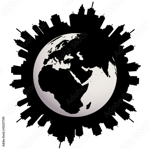Urban Earth globe
