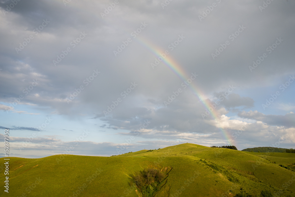 Rainbow on the hill Rainbow on the hill
