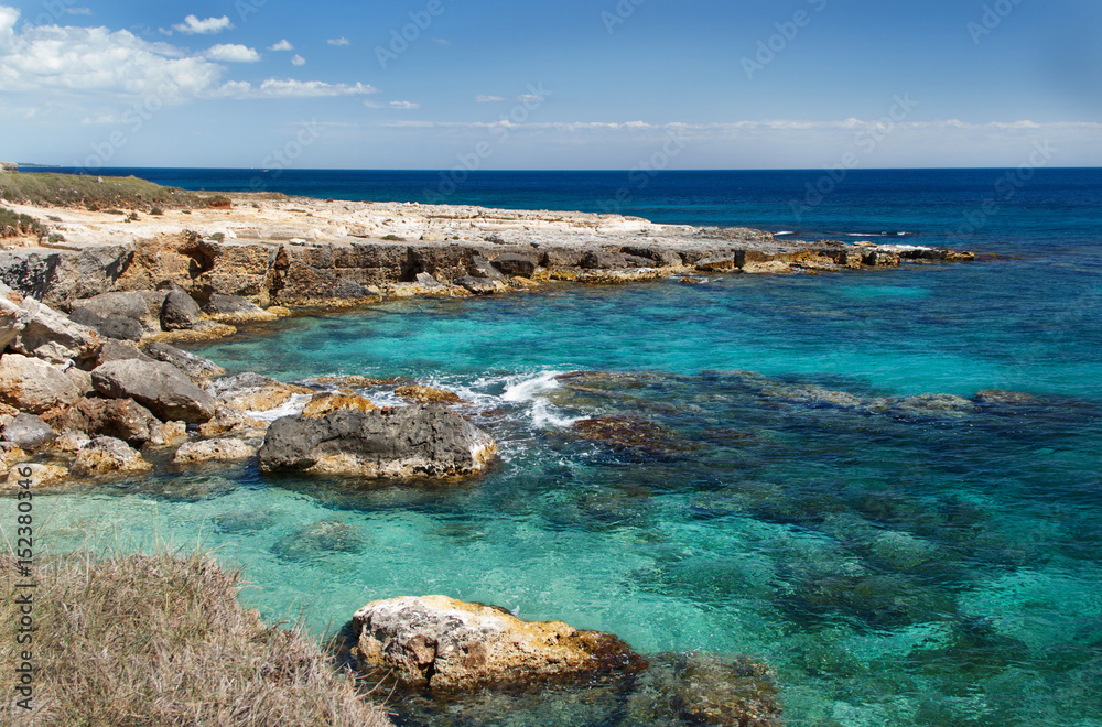Fototapeta premium Coastline near Otranto